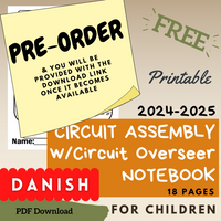 (Digital) 2024-2025 Circuit Assembly with Circuit Overseer Notebook for Kids (13 languages)