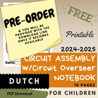 (Digital) 2024-2025 Circuit Assembly with Circuit Overseer Notebook for Kids (8 languages)