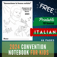 (Digital) 2024 Convention Notebook for Kids - Declare the Good News! (17 languages)