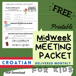 (Digital) 2025 Midweek Meeting Packet for Kids - CROATIAN