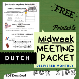 (Digital) 2025 Midweek Meeting Packet for Kids - DUTCH