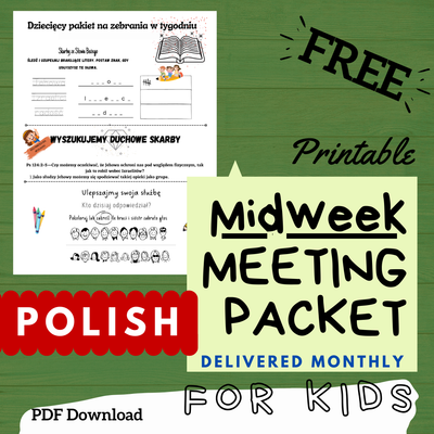 (Digital) 2025 Midweek Meeting Packet for Kids - POLISH