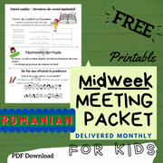 (Digital) 2025 Midweek Meeting Packet for Kids - ROMANIAN