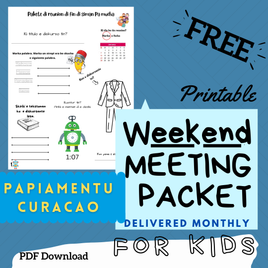 (Digital) 2025 Weekend Meeting Packet for Kids - PAPIAMENTU CURACAO