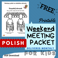 (Digital) 2025 Weekend Meeting Packet for Kids - POLISH