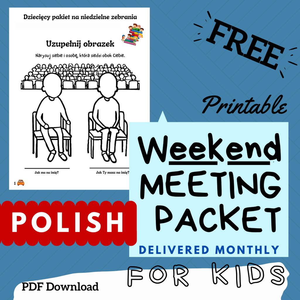 (Digital) 2025 Weekend Meeting Packet for Kids - POLISH