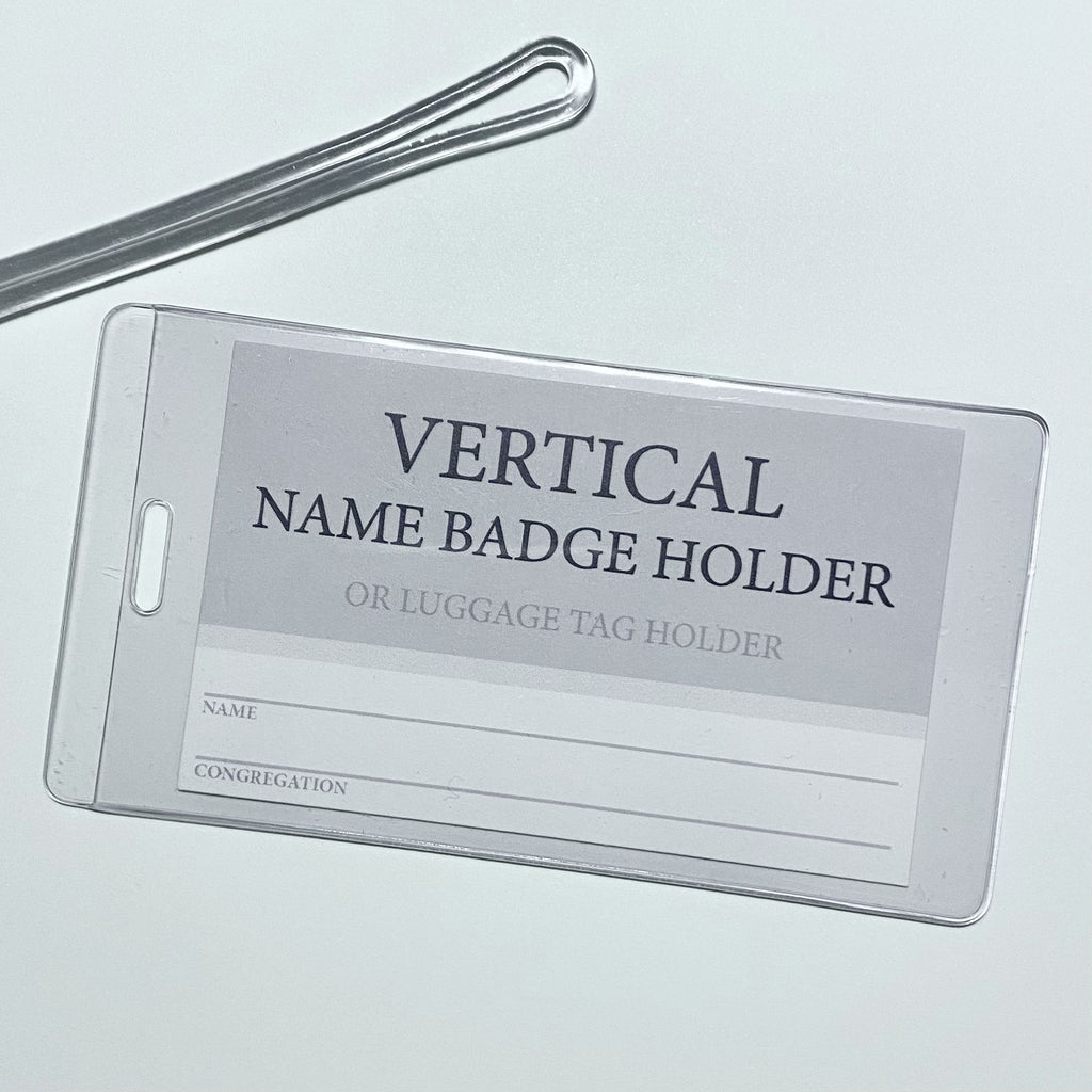 Convertible Vertical Badge Holder