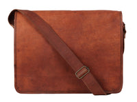 Genuine Goat Leather Messenger Bag