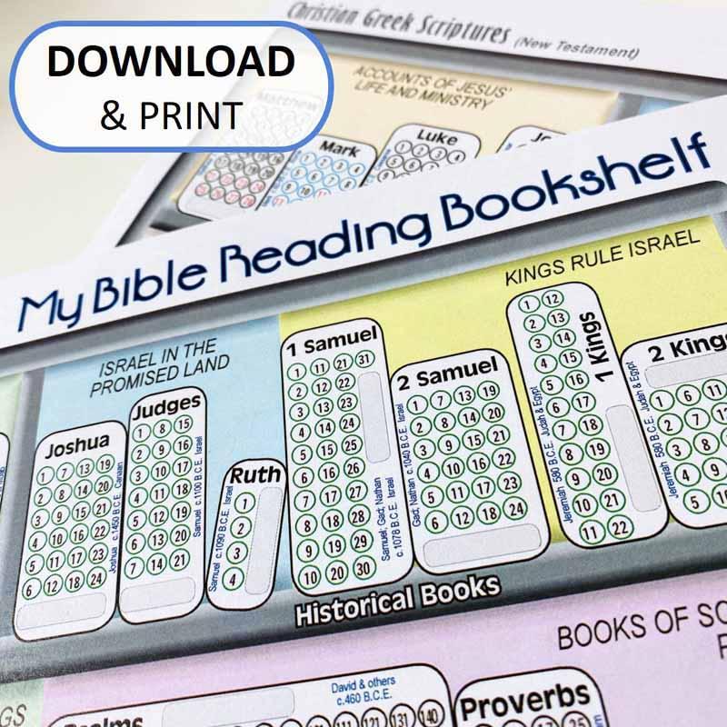 Bible at a glance: Layout of Bible books