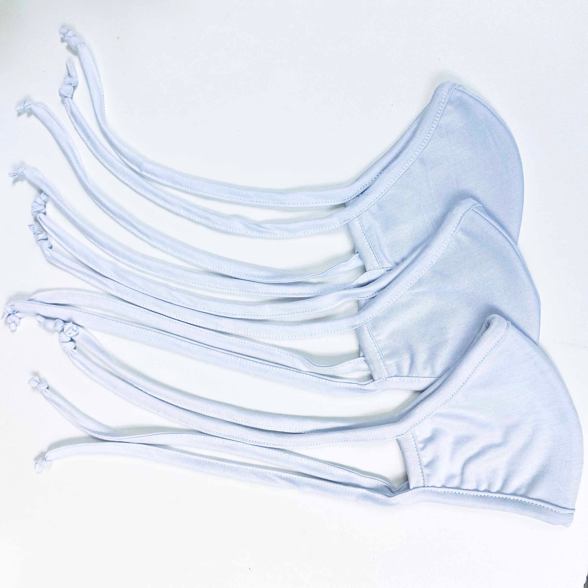 [CLEARANCE] 3 Layer Antibacterial Face Mask - White (S/M)