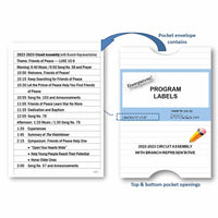 2022-2023 Friends of Peace Program Labels Circuit Assembly (w/Branch Representative)