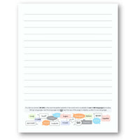 (Digital) Printable Letter Writing Paper Visit JW.org - Extra-Wide Ruled