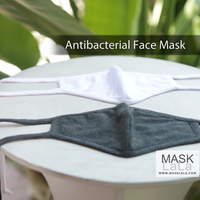 [CLEARANCE] 3 Layer Antibacterial Face Mask - Charcoal (S/M)-Face Mask-MASKlala-3 PACK CHARCOAL-PEGlala.com