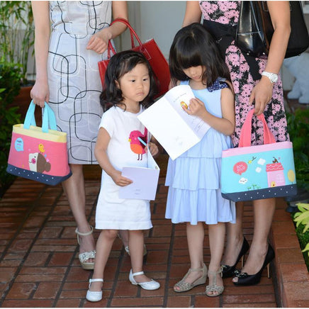 Children's Tote - Bird (Pink)