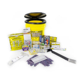 Toilet Bucket Emergency Kit - Deluxe (1 Person)